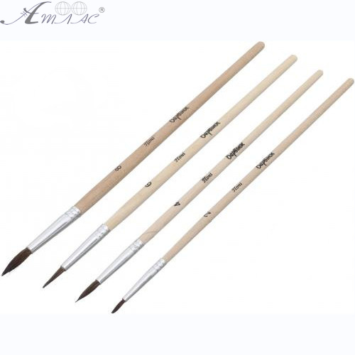 Набір пензлів Поні 4 шт Барвінок № 2, 4, 6, 8 6-413 фото 2 Набір пензлів Поні 4 шт Барвінок № 2, 4, 6, 8 6-413 фото 2