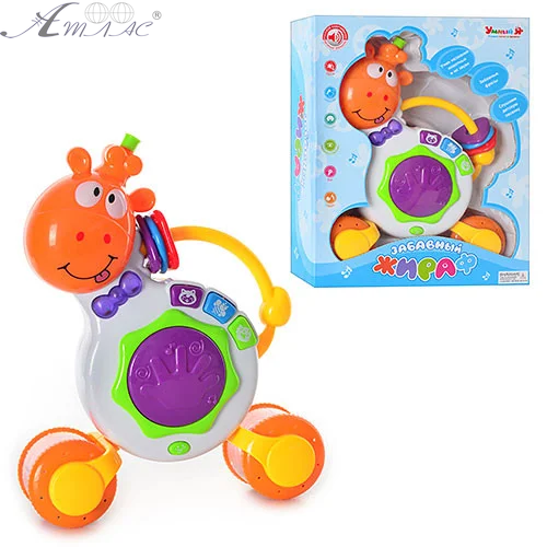 Развивающая игрушка Забавный Жираф Песенки,звуки животных ZYE-E0067 Развивающая игрушка Забавный Жираф Песенки,звуки животных ZYE-E0067