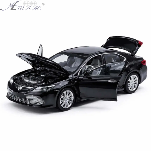 Машинка Автопром Toyota Camry чорна метал світло звук 14 см  68459 фото 2