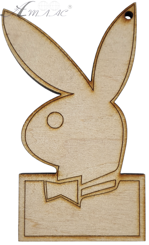 Фігурка фанерна - Зайка а-ля Playboy 7 см AS-4654, В-0154 Фігурка фанерна - Зайка а-ля Playboy 7 см AS-4654, В-0154