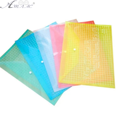 Папка на кнопці А4 тонка кольорова Мy clear  220349  1/12