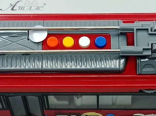 Іграшка Машинка City Bus Тролейбус зі світлом, двері відчиняються, 28 см  JS121 фото 3