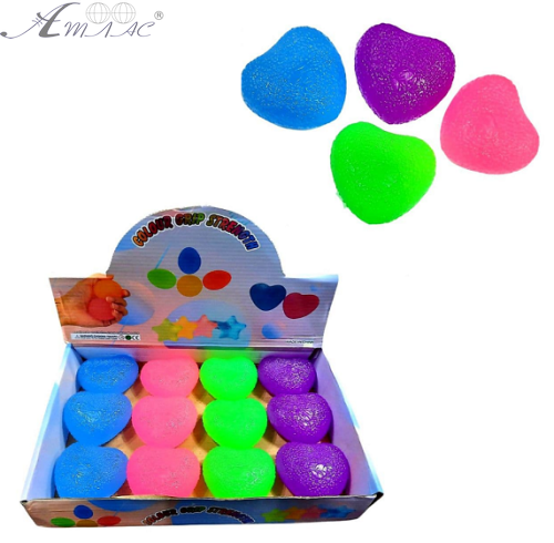 Игрушка Антистресс сердце фосфорное 7см 8034 Игрушка Антистресс сердце фосфорное 7см 8034