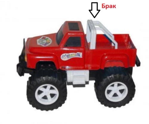 Игрушка Машинка Джип 33 см Бамсик  в сетке БРАК  003/1