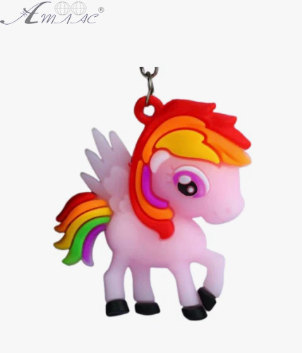 Брелок Пони радужная яркая с крыльями 5 см резиновая 16606 фото 2 Брелок Пони радужная яркая с крыльями 5 см резиновая 16606 фото 2