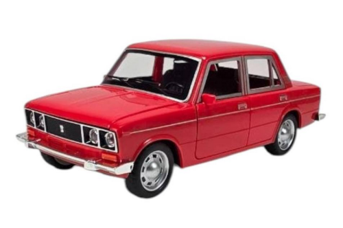 Машинка Best Model ВАЗ 2106 Жигули Красная свет звук пластик 18см  D700-11D