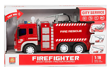 Іграшка Машинка Пожежна світло, звук у коробці  WY351A