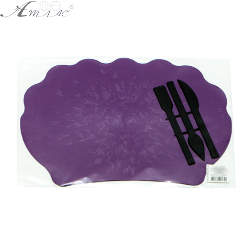 Доска для пластилина фигурная Раковина 26,7 х 19,5 см с тремя стэками AS-0205 фото 2 Доска для пластилина фигурная Раковина 26,7 х 19,5 см с тремя стэками AS-0205 фото 2