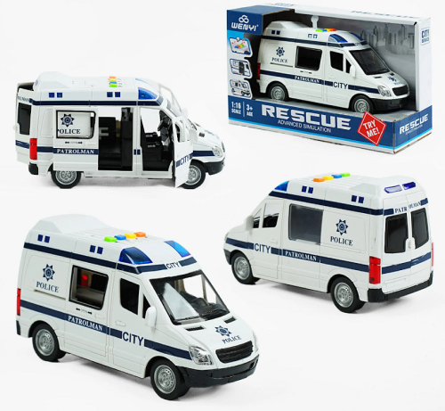 Игрушка Машинка Полиция 22см инерционная свет звук WY590F фото 2 Игрушка Машинка Полиция 22см инерционная свет звук WY590F фото 2