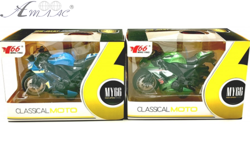 Іграшка Мотоцикл 11 см звук світло у коробці  MY66-M1214 фото 2