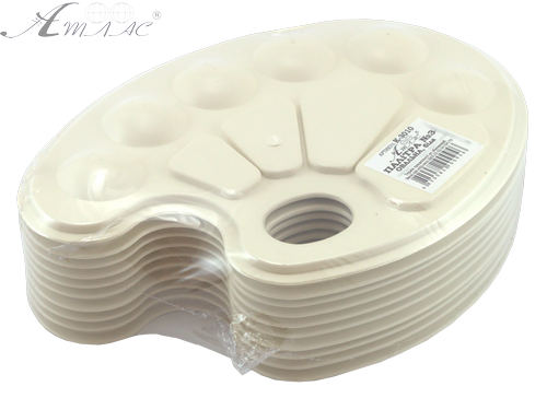 Палитра овальная № 3  23 х 17,5 см  AS-0017 фото 3