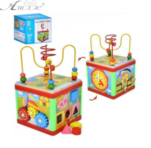 Игрушка Деревянная Магический Кубик 5в1  MD0880 фото 2