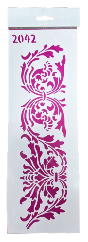 Трафарет для декора мягкий, самоклеящийся № 2042  ТМ-2042