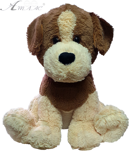 Игрушка Мягкая Большая Собака 55 см бежево-коричневая Масяня Q-298-113TM Игрушка Мягкая Большая Собака 55 см бежево-коричневая Масяня Q-298-113TM