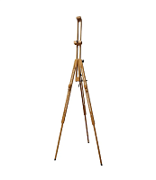 Мольберт дерев'яний № 20С тринога підлоговий на 2 полотна  00977