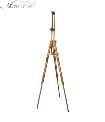 Мольберт дерев'яний № 20С тринога підлоговий на 2 полотна  00977