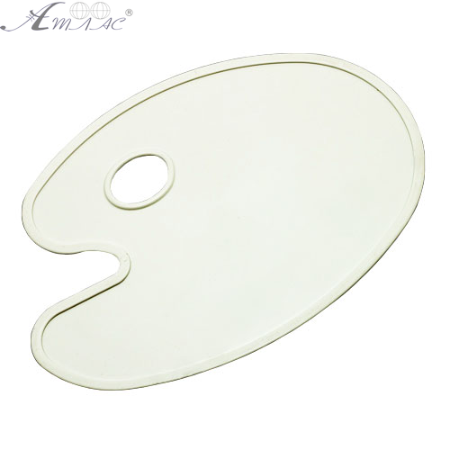 Палитра овальная №6 Белая без лунок 295 х 215 мм AS-0278 Палитра овальная №6 Белая без лунок 295 х 215 мм AS-0278