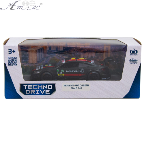 Машинка Technodrive Mercedes AMG C63 DTM чорна 250273 фото 3 Машинка Technodrive Mercedes AMG C63 DTM чорна 250273 фото 3