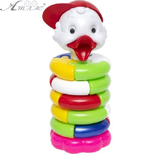 Игрушка Пирамида пластиковая Уточка 11 х 29 см пазл  06482