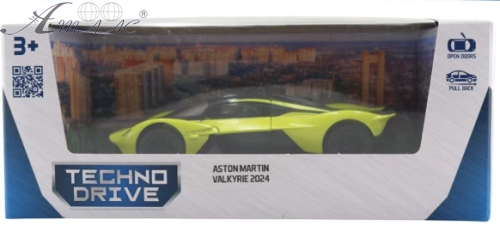 Машинка Techno Drive Aston Martin Valkyrie 2024 салатова 250951 фото 3 Машинка Techno Drive Aston Martin Valkyrie 2024 салатова 250951 фото 3
