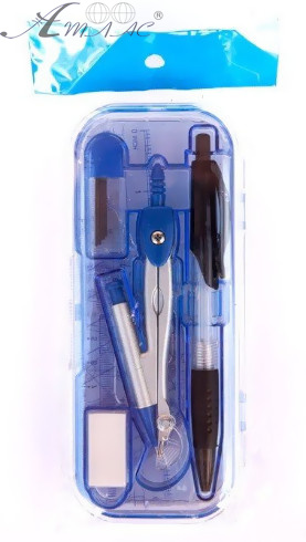 Готовальня 4 предмета, 3 лінійки Josef Otten AH-1688