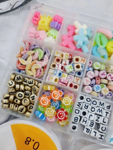 Игрушка Бисер набор с ножницами и леской 0,8 в коробке  0276 фото 2