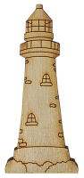 Фигурка фанерная - Маяк 8 см AS-4675, В-0122