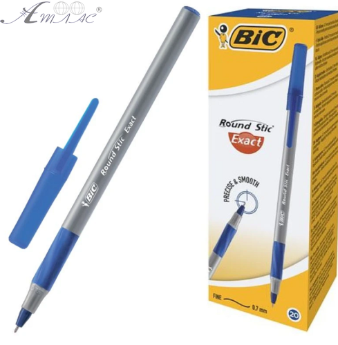 Ручка кулькова BIC Round Stic Exact Синя 0,7 мм 918543