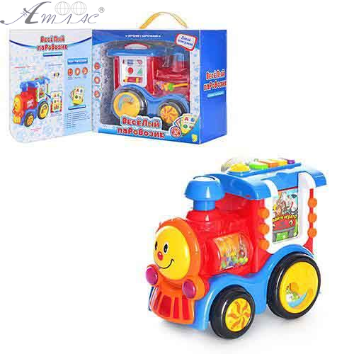 Развивающая игрушка Веселый Паровозик Песенки, Алфавит ZYE-E0074 Развивающая игрушка Веселый Паровозик Песенки, Алфавит ZYE-E0074