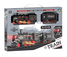 Игрушка Железная дорога свет, звук 10 элементов 78 см  652-Х1 