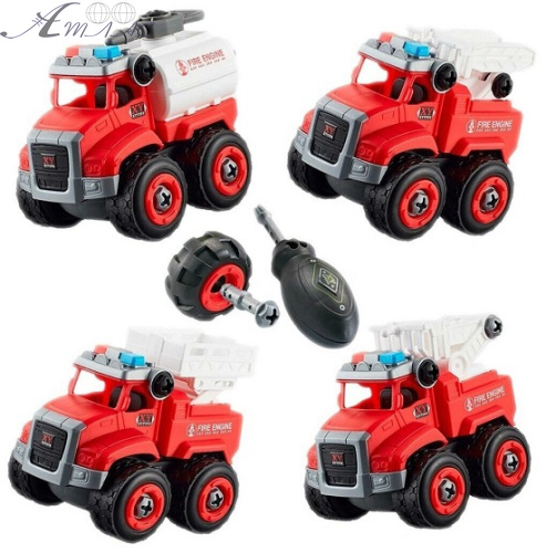 Іграшка Машинка Конструктор Пожежна техніка збірно-розбірний 11 см 23-1135 Іграшка Машинка Конструктор Пожежна техніка збірно-розбірний 11 см 23-1135