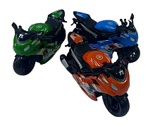 Іграшка Мотоцикл Спорт інерційний 14 см 888-9