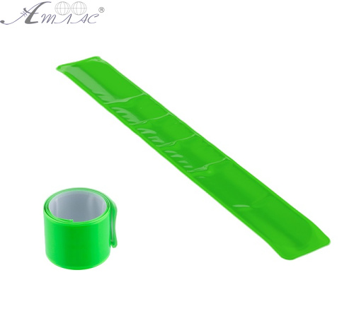 Браслет светоотражающий фликер зеленый 30х3см 11154 Браслет светоотражающий фликер зеленый 30х3см 11154