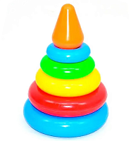 Іграшка Піраміда пластикова 14 х 21 см Tigres  39116