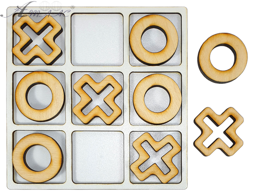 Крестики - Нолики из фанеры 14 х 14 см  AS-7130 фото 2