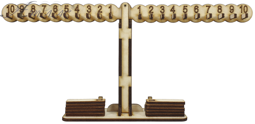 Весы Математические из фанеры 33,5 х 5 х 15,5 см AS-7127, О-00025 Весы Математические из фанеры 33,5 х 5 х 15,5 см AS-7127, О-00025