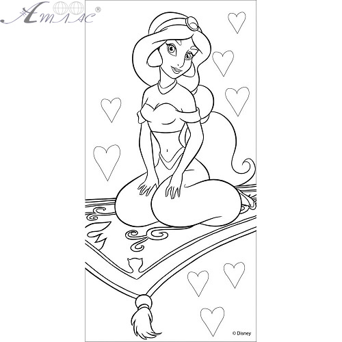 Полотно з контуром Жасмин на підрамнику 15 х 30 см 950716 Полотно з контуром Жасмин на підрамнику 15 х 30 см 950716