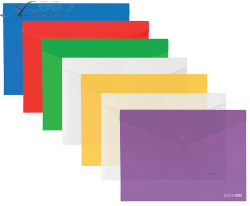 Папка на кнопке А5 Economix цвет микс 31316 Папка на кнопке А5 Economix цвет микс 31316