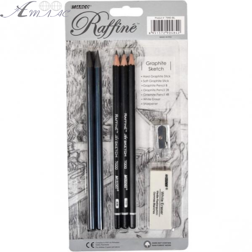 Олівці художні Набір Marco Raffine 7990-BL
