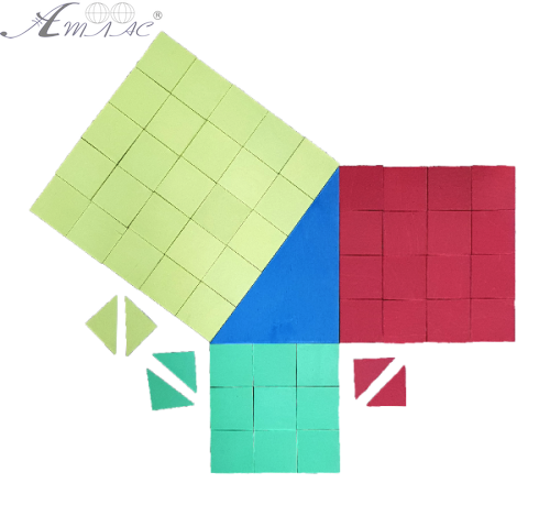 Игрушка развивающая Набор для доказательства теоремы Пифагора AS-7185 Игрушка развивающая Набор для доказательства теоремы Пифагора AS-7185