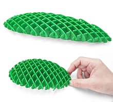 Іграшка Черв'як телескопічний Антистрес трансформер Зелений 22 см  09902