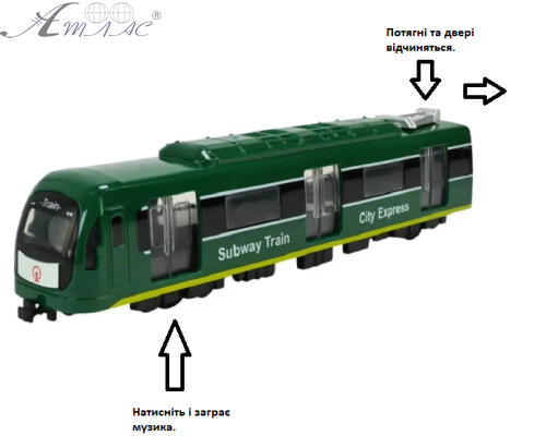 Игрушка Поезд Синий свет, звук  22см в коробке  731-27К1 фото 3