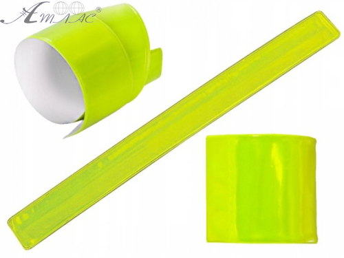 Браслет светоотражающий фликер салатовый 40х3см 07886 Браслет светоотражающий фликер салатовый 40х3см 07886