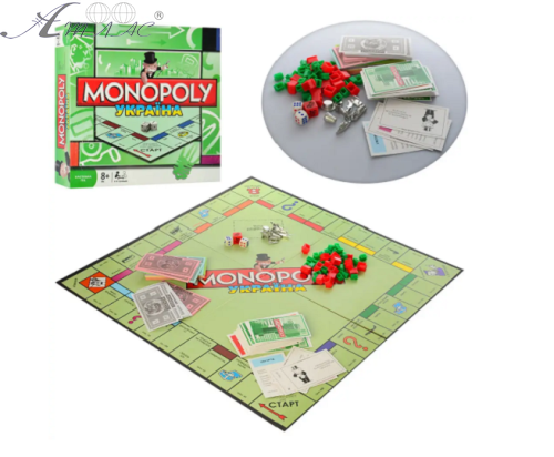 Гра Настільна Монополія Україна в коробці 6123UA фото 2 Гра Настільна Монополія Україна в коробці 6123UA фото 2
