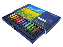 Пастель масляная Marco CHROMA 12 цвета профессиональная  1091-12CB 