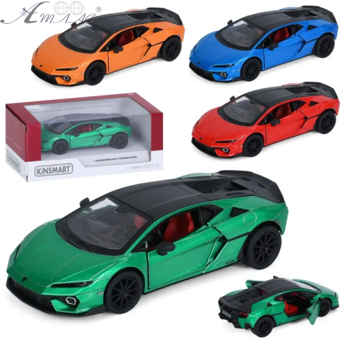Машинка Kinsmart Lamborghini Temerario Синя KT5482W Машинка Kinsmart Lamborghini Temerario Синя KT5482W