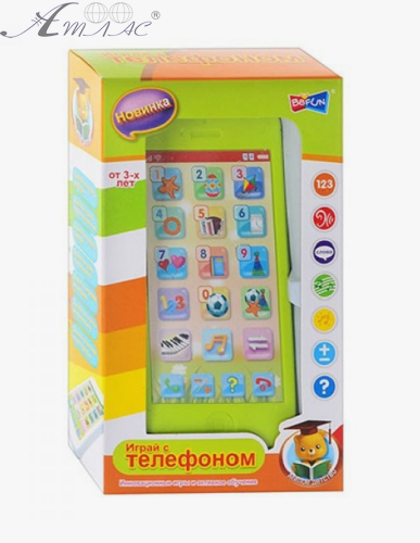 Іграшка Телефон навчальний звук, музика 15 см  82032RE-3
