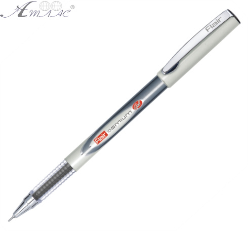 Ручка гелева Flair Osmium Gel чорна 876