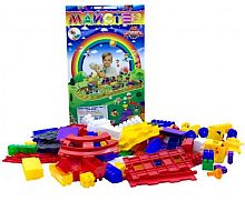 Игрушка Пластиковая Конструктор Мастер-4К железная дорога 150 деталей  5211