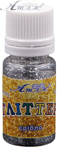 Блестки (Глиттер) Атлас 7 гр - Серебро AS-2045, А-901 Блестки (Глиттер) Атлас 7 гр - Серебро AS-2045, А-901
